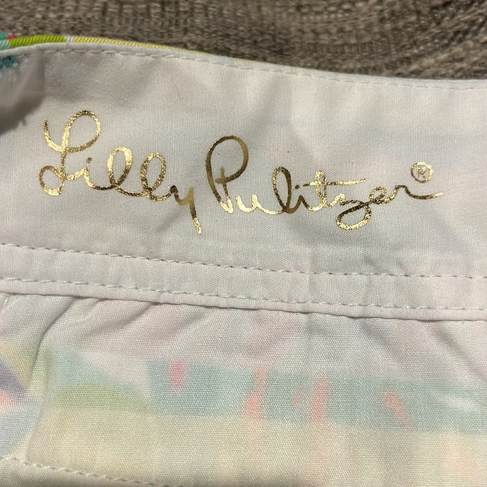 Lilly Pulitzer Callahan Shorts in Casa Banana Size 0 Preppy Beach Resort Wear - Picture 8 of 10